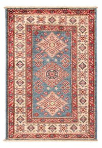 Ziegler Teppich - Kazak - Royal - 93 x 63 cm - hellblau