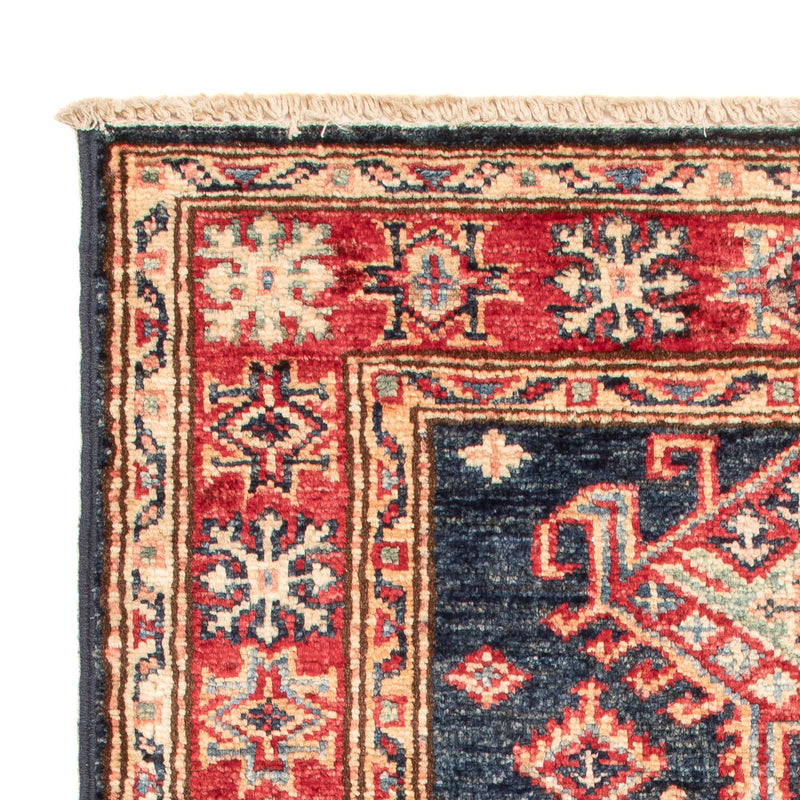 Ziegler Teppich - Kazak - Royal - 91 x 61 cm - petrolblau