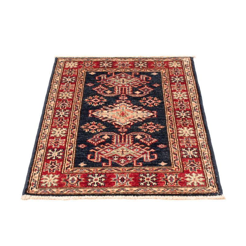 Ziegler Teppich - Kazak - Royal - 91 x 61 cm - petrolblau