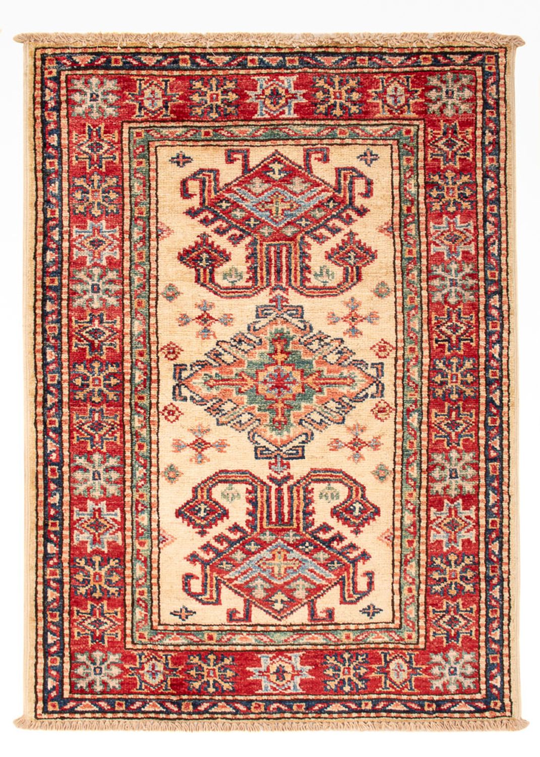 Ziegler Teppich - Kazak - Royal - 88 x 62 cm - beige