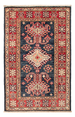 Ziegler Teppich - Kazak - Royal - 90 x 58 cm - dunkelblau