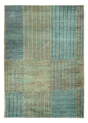 Ziegler Teppich - Modern - 90 x 64 cm - blau