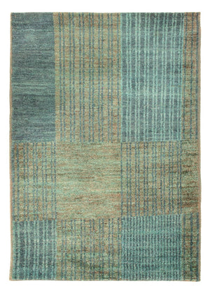 Ziegler Teppich - Modern - 90 x 64 cm - blau