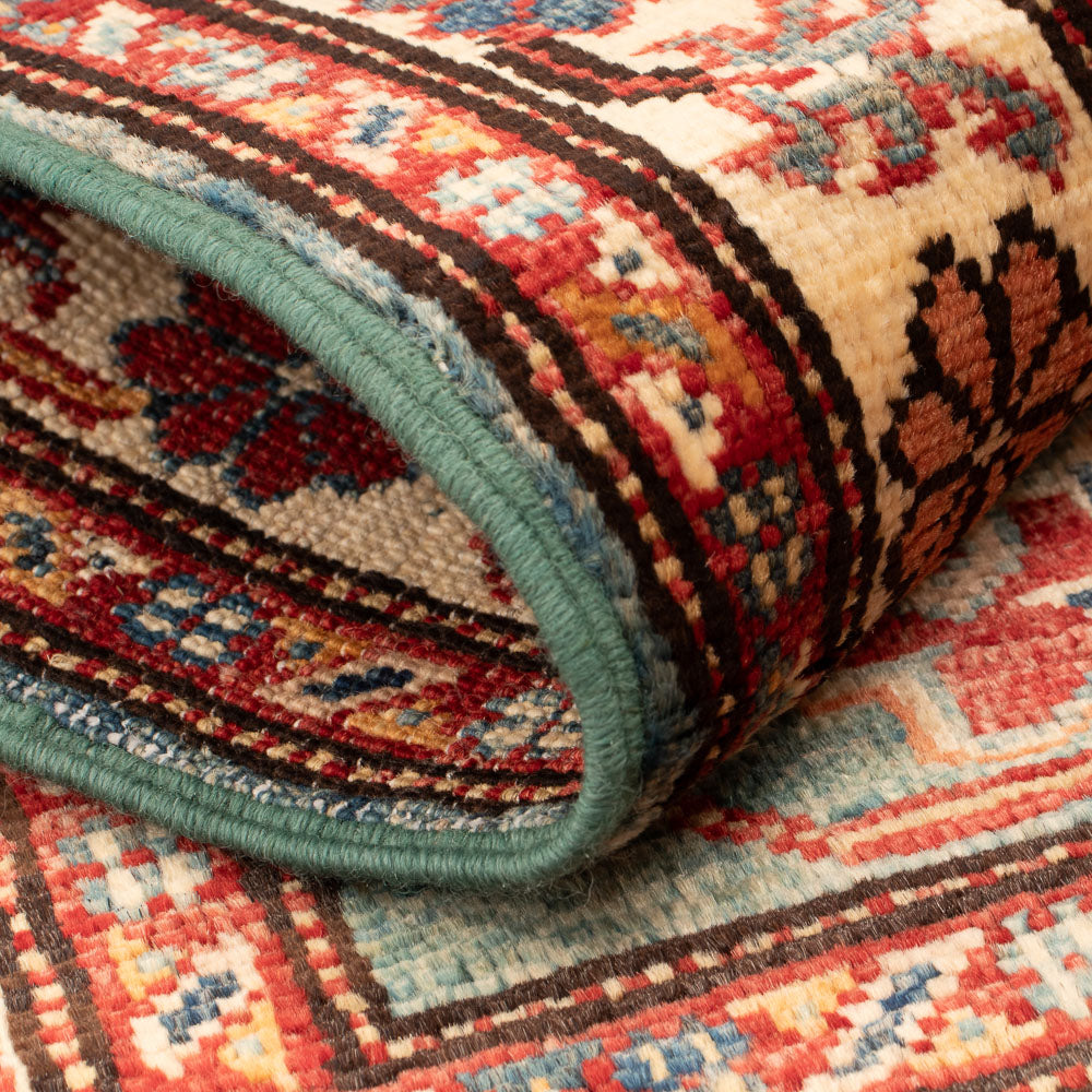 Ziegler Teppich - Kazak - Royal - 91 x 59 cm - hellgrün