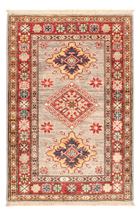 Ziegler Teppich - Kazak - Royal - 92 x 61 cm - hellgrau