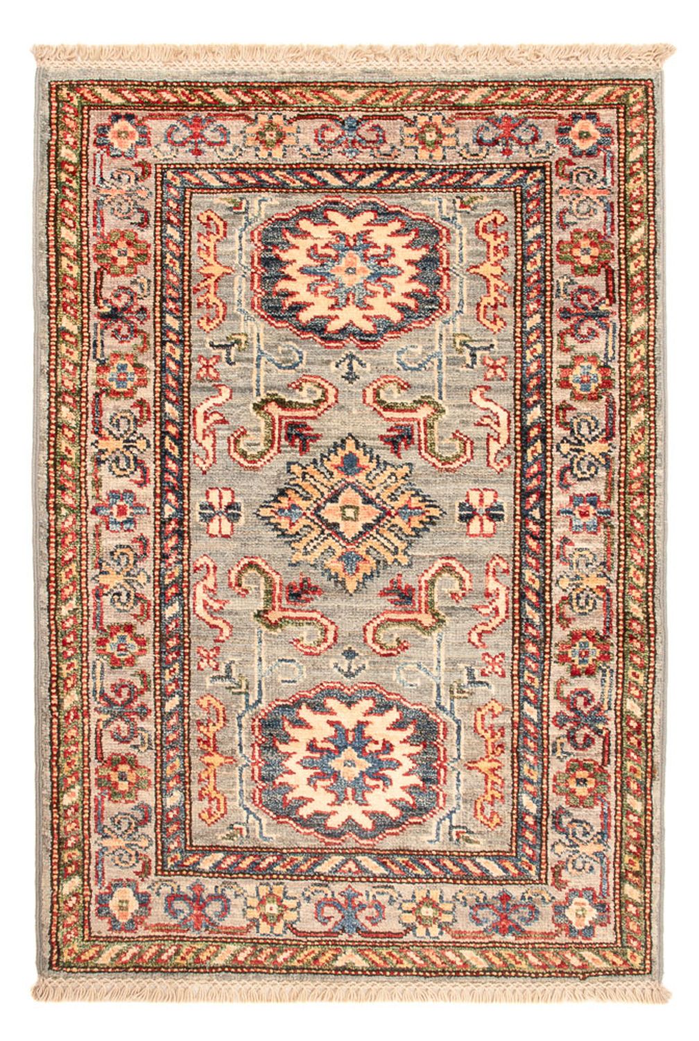 Ziegler Teppich - Kazak - Royal - 89 x 60 cm - hellgrün