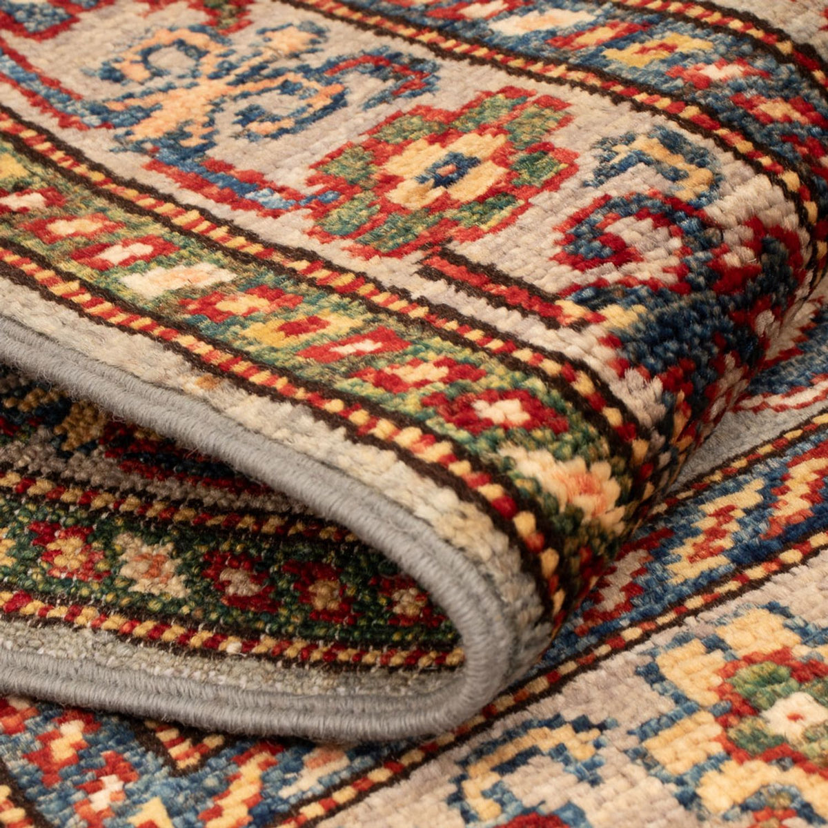 Ziegler Teppich - Kazak - Royal - 89 x 60 cm - hellgrün