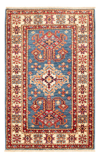 Ziegler Teppich - Kazak - Royal - 91 x 56 cm - blau