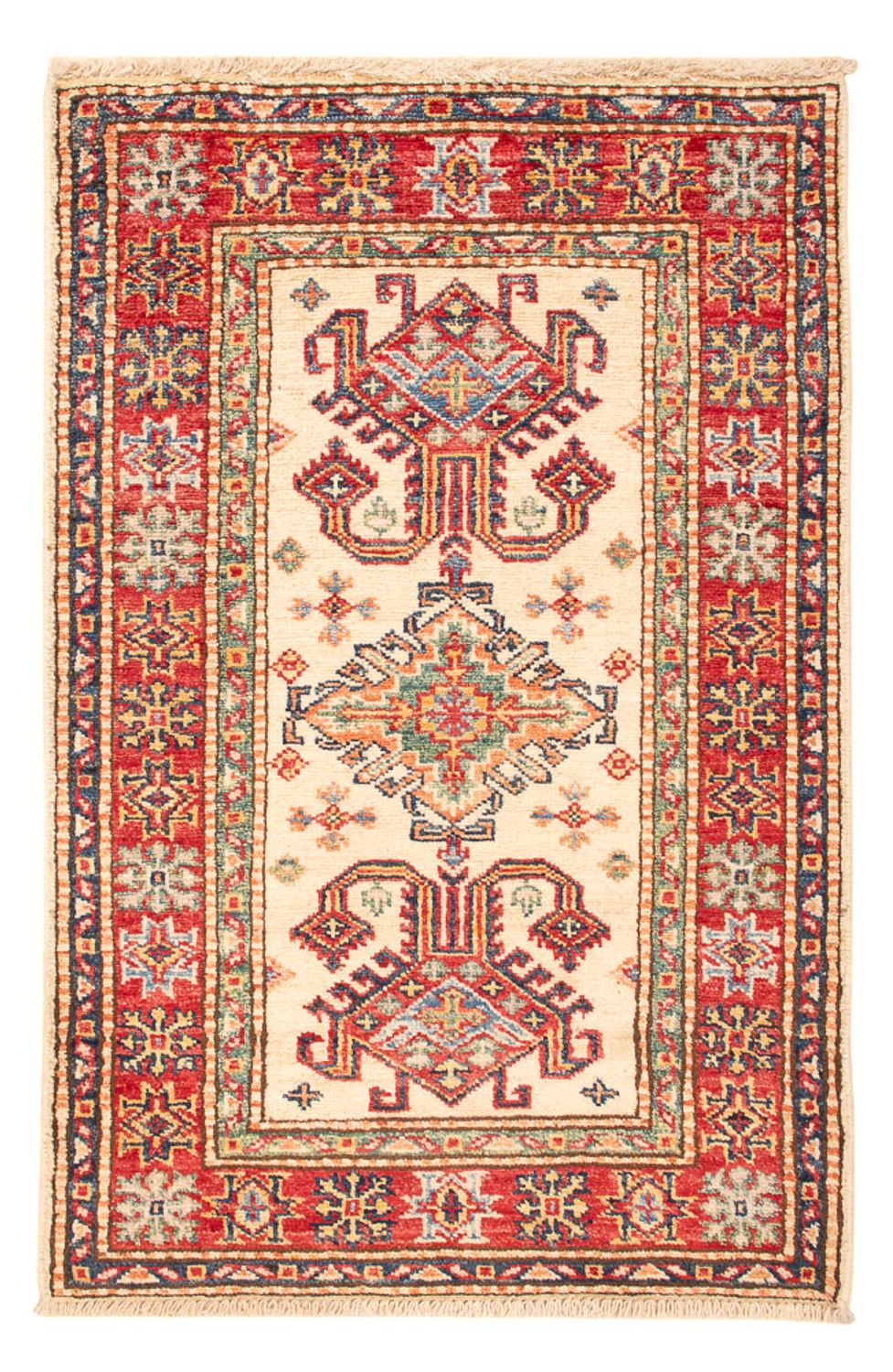 Ziegler Teppich - Kazak - Royal - 87 x 56 cm - beige