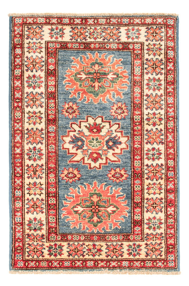 Ziegler Teppich - Kazak - Royal - 86 x 56 cm - blau