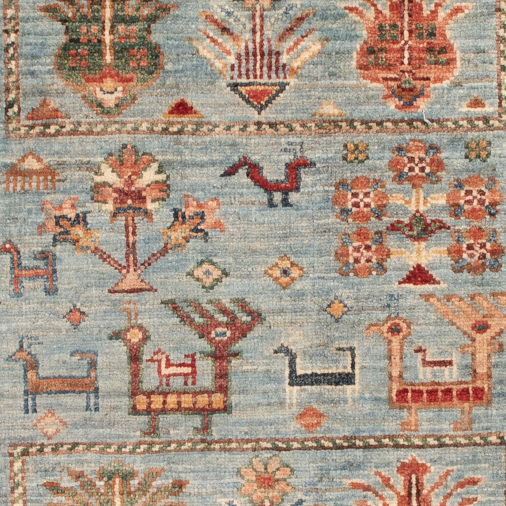 Ziegler Teppich - Ariana - 120 x 83 cm - hellblau