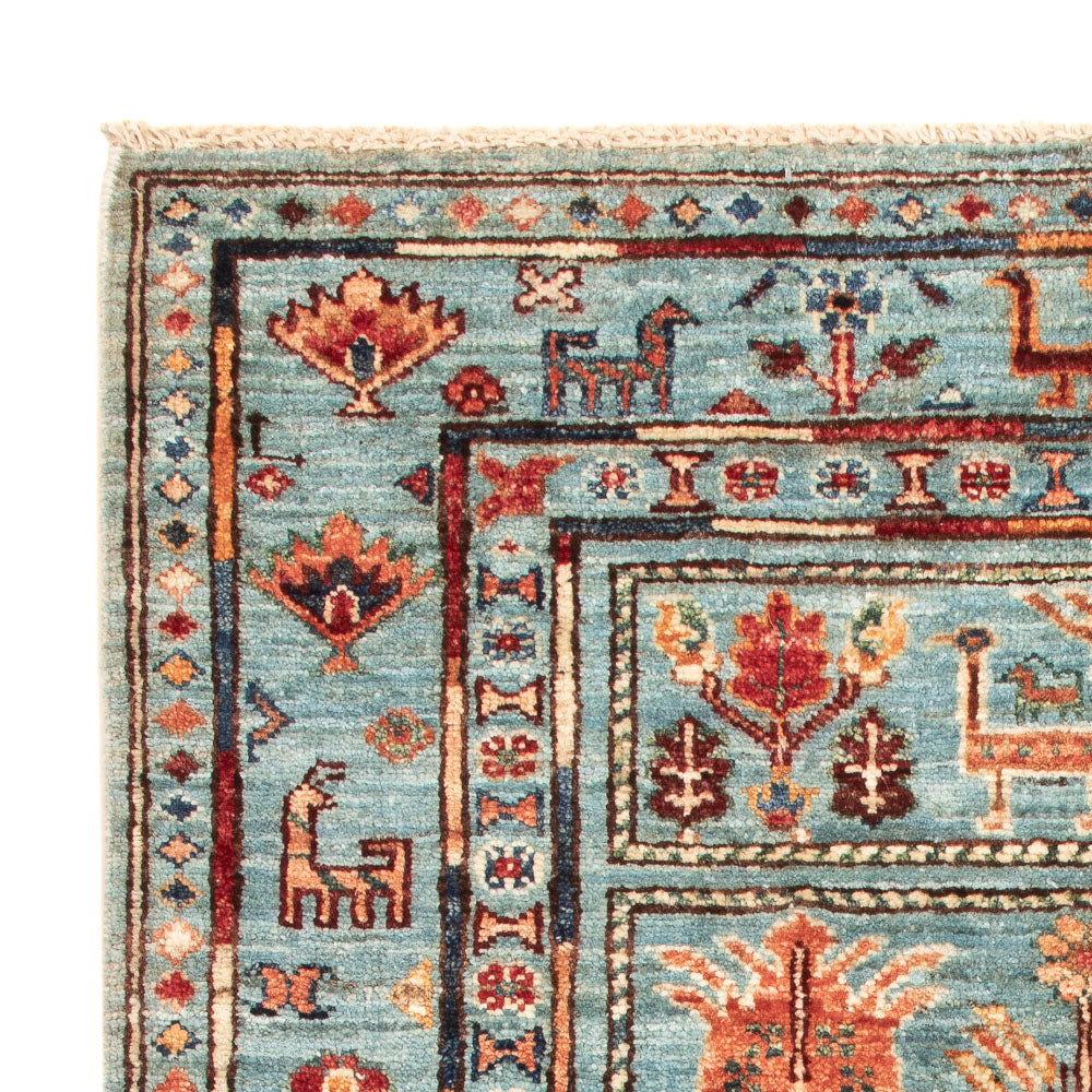 Ziegler Teppich - Ariana - 115 x 84 cm - türkis