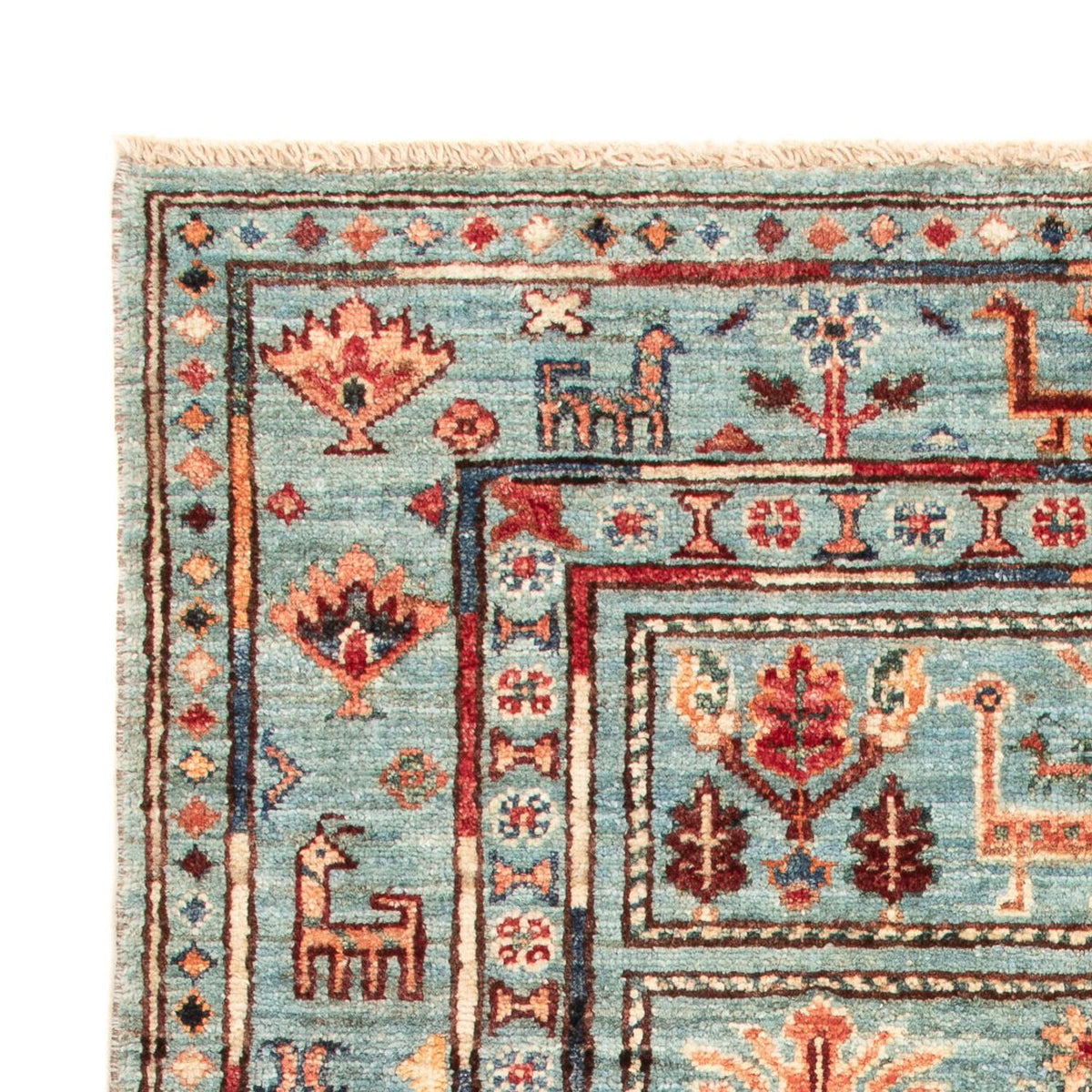 Ziegler Teppich - Ariana - 119 x 85 cm - türkis