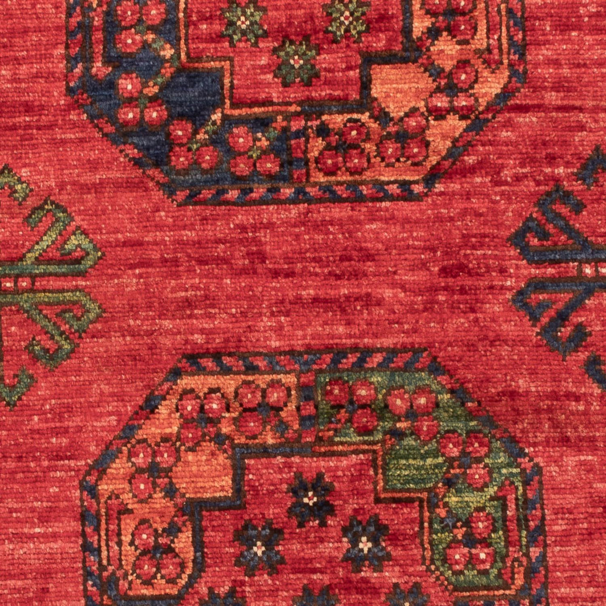 Afghan Teppich - 126 x 82 cm - rot