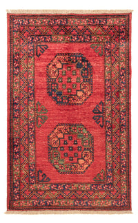 Afghan Teppich - 138 x 86 cm - rot