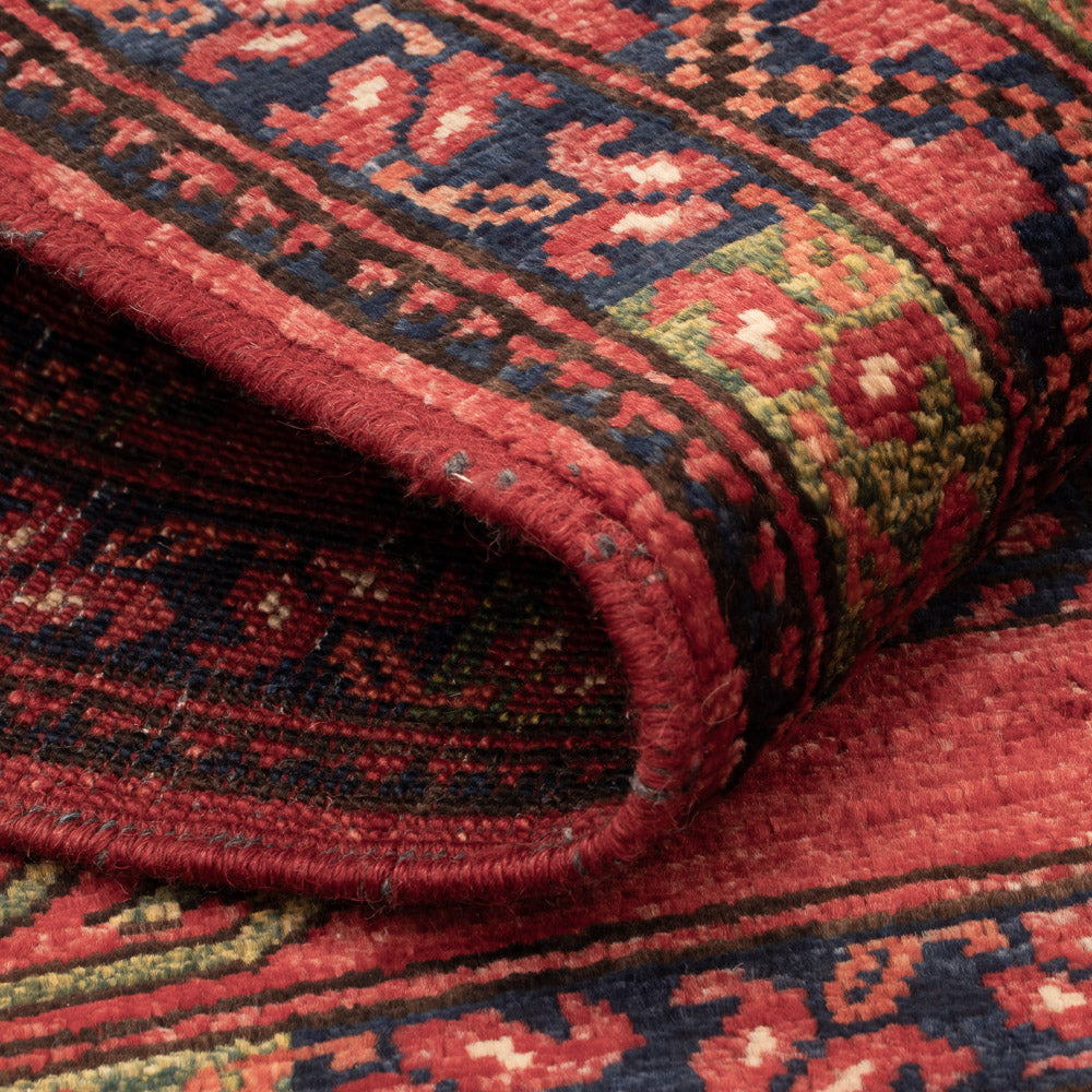 Afghan Teppich - 125 x 87 cm - rot