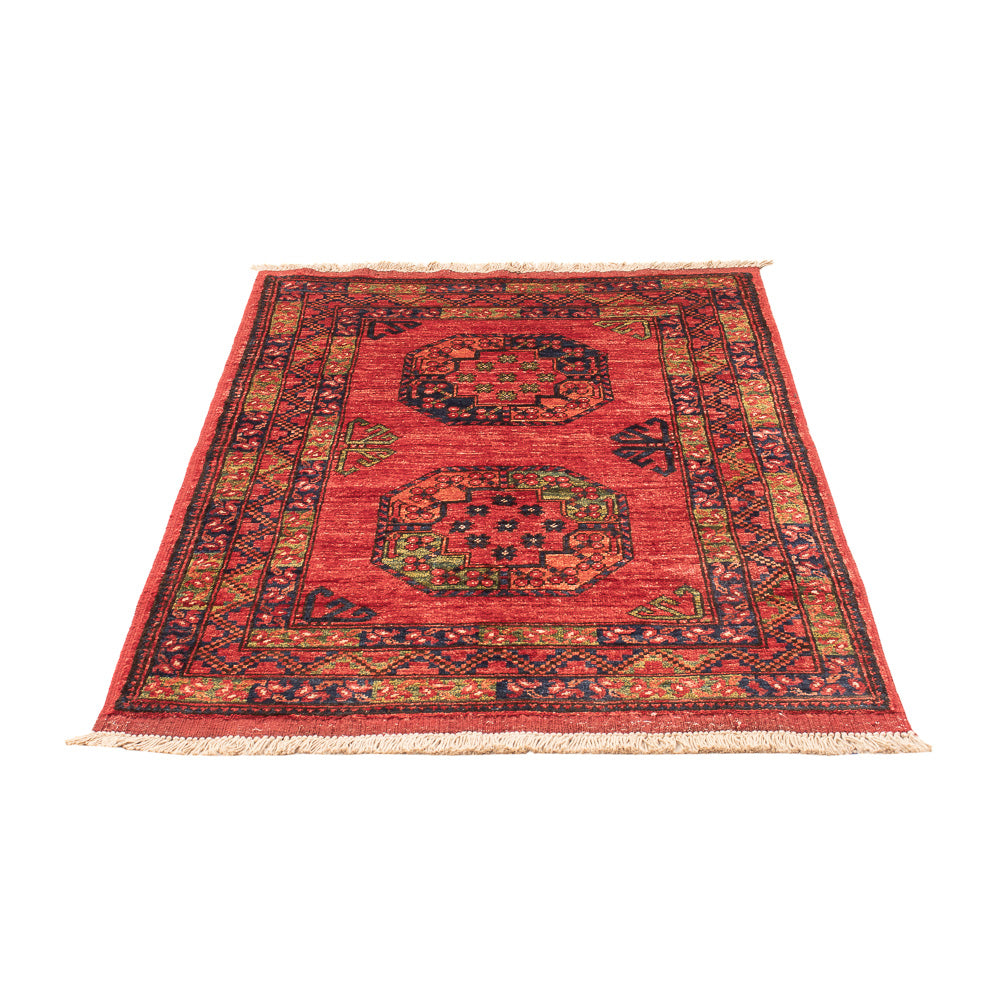 Afghan Teppich - 125 x 87 cm - rot