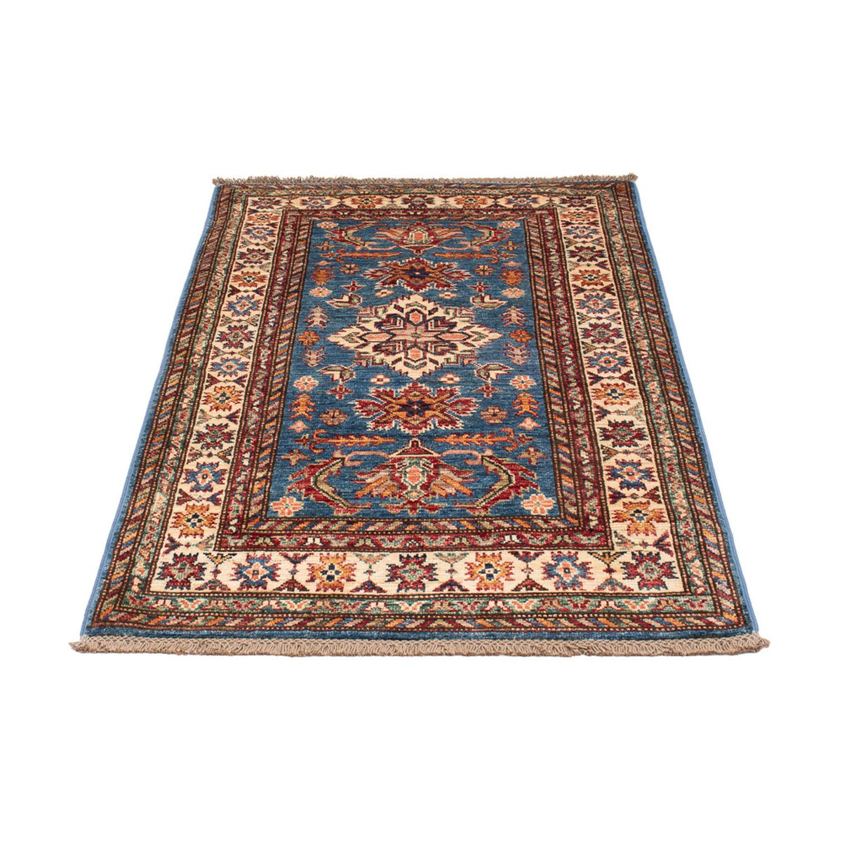 Ziegler Teppich - Kazak - Royal - 129 x 84 cm - blau
