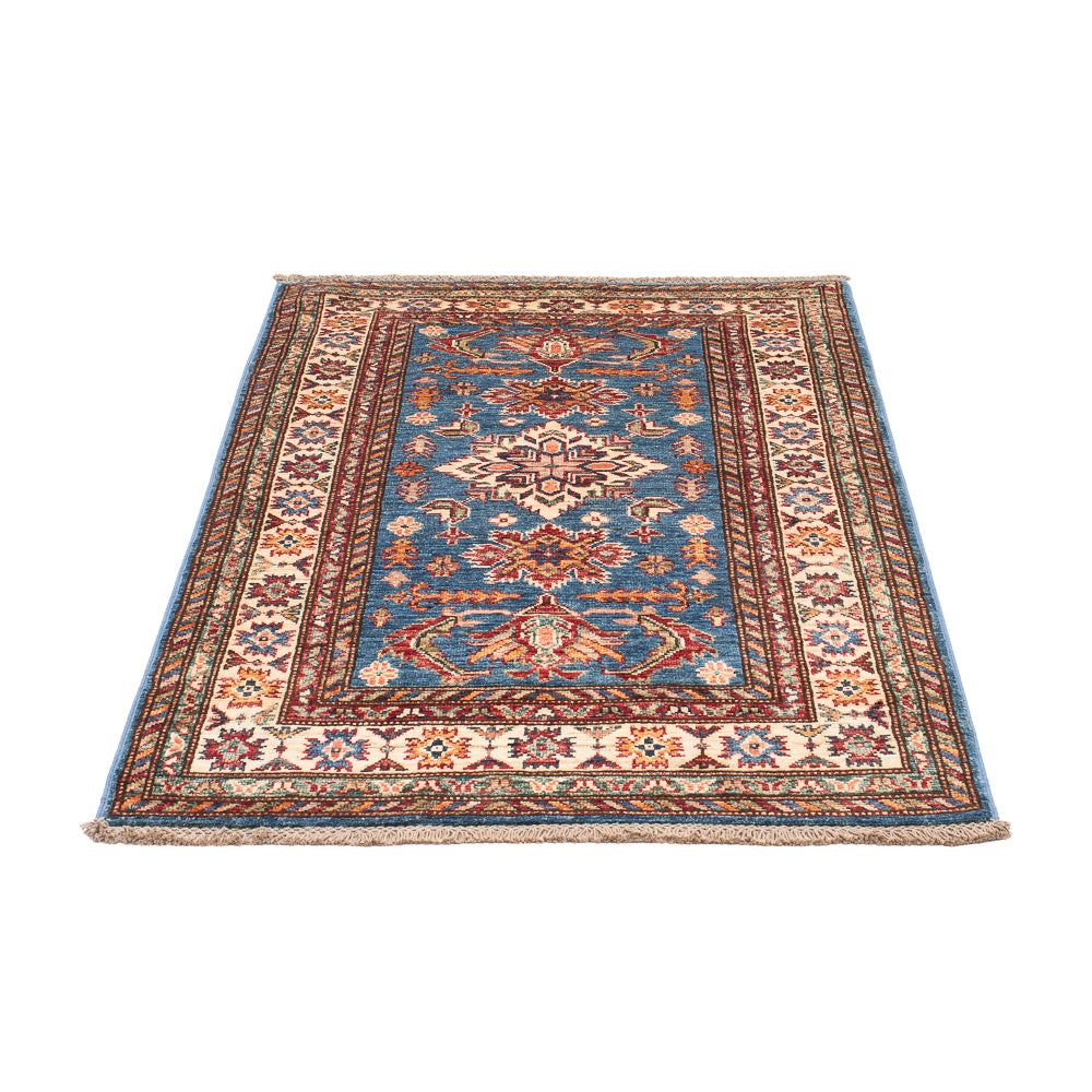 Ziegler Teppich - Kazak - Royal - 128 x 84 cm - blau
