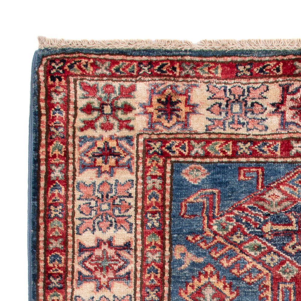 Ziegler Teppich - Kazak - Royal - 123 x 83 cm - blau