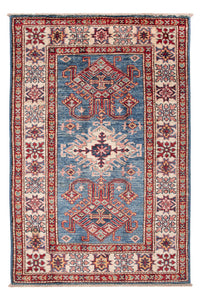 Ziegler Teppich - Kazak - Royal - 125 x 82 cm - blau