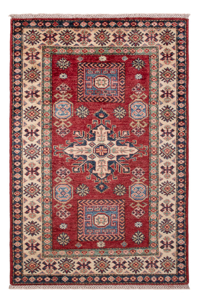 Ziegler Teppich - Kazak - Royal - 122 x 79 cm - bordeauxrot