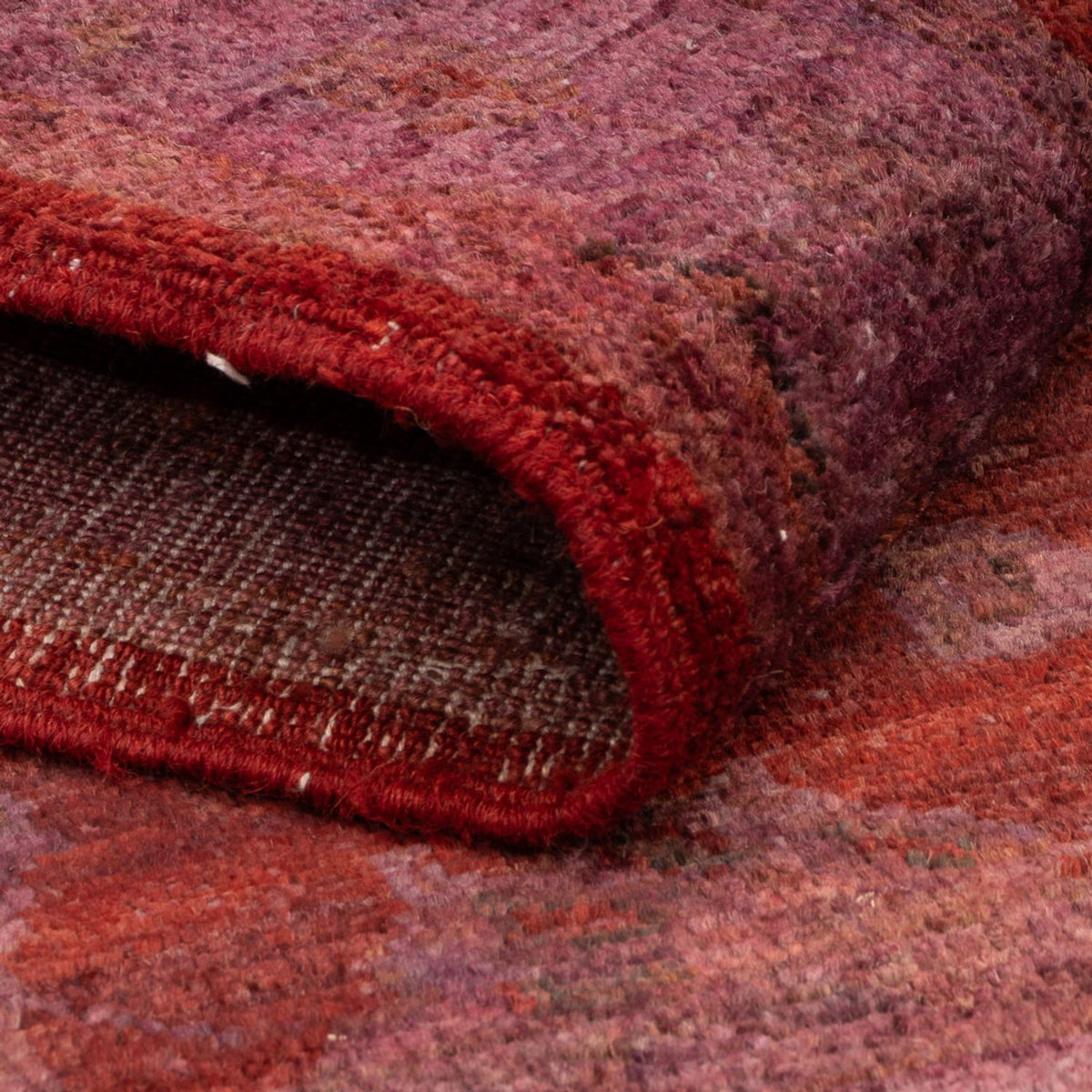 Ziegler Teppich - Modern - 122 x 80 cm - bordeauxrot