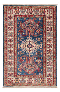 Ziegler Teppich - Kazak - Royal - 122 x 80 cm - blau
