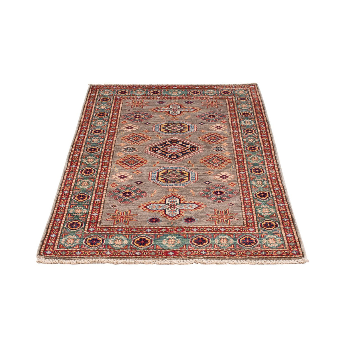 Ziegler Teppich - Kazak - Royal - 123 x 77 cm - taupe