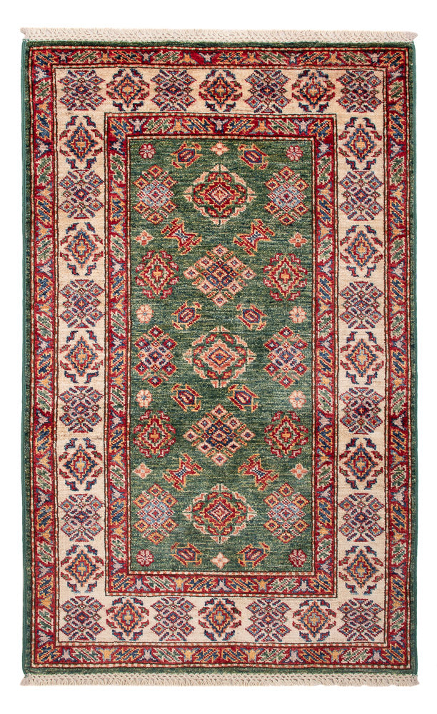 Ziegler Teppich - Kazak - Royal - 122 x 78 cm - grün