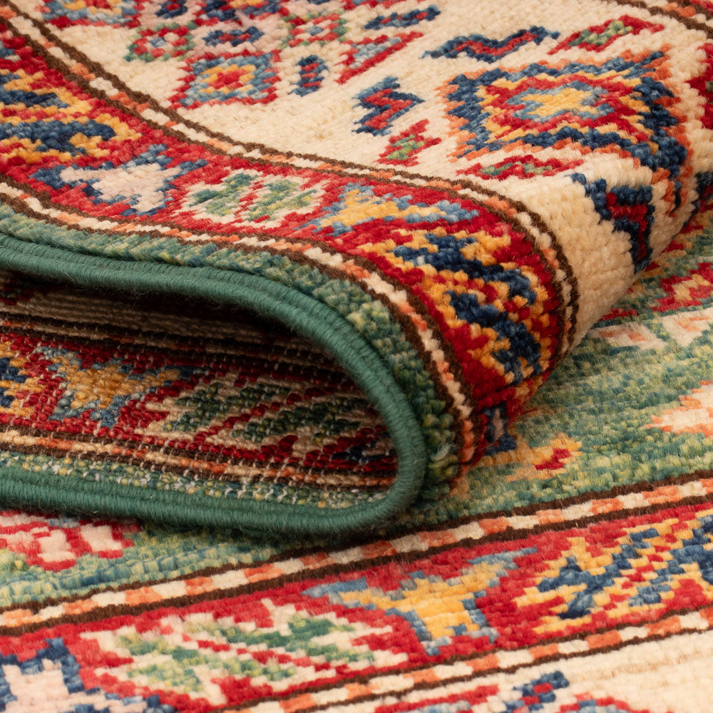 Ziegler Teppich - Kazak - Royal - 122 x 78 cm - grün