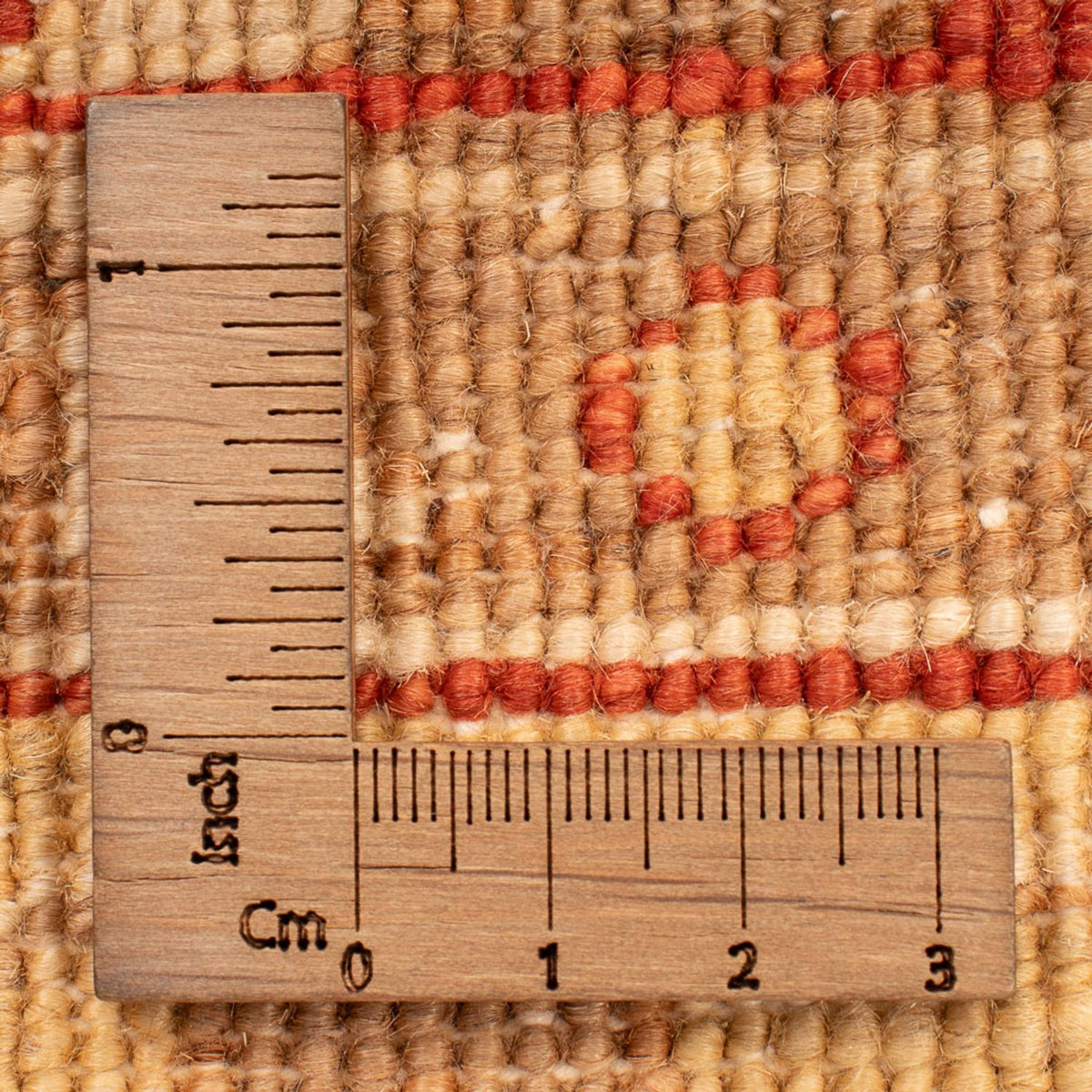 Ziegler Teppich - 123 x 78 cm - dunkelrot