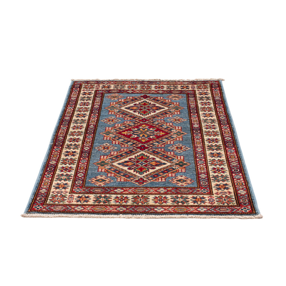 Ziegler Teppich - Kazak - Royal - 114 x 81 cm - blau