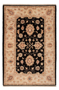 Ziegler Teppich - 121 x 80 cm - schwarz