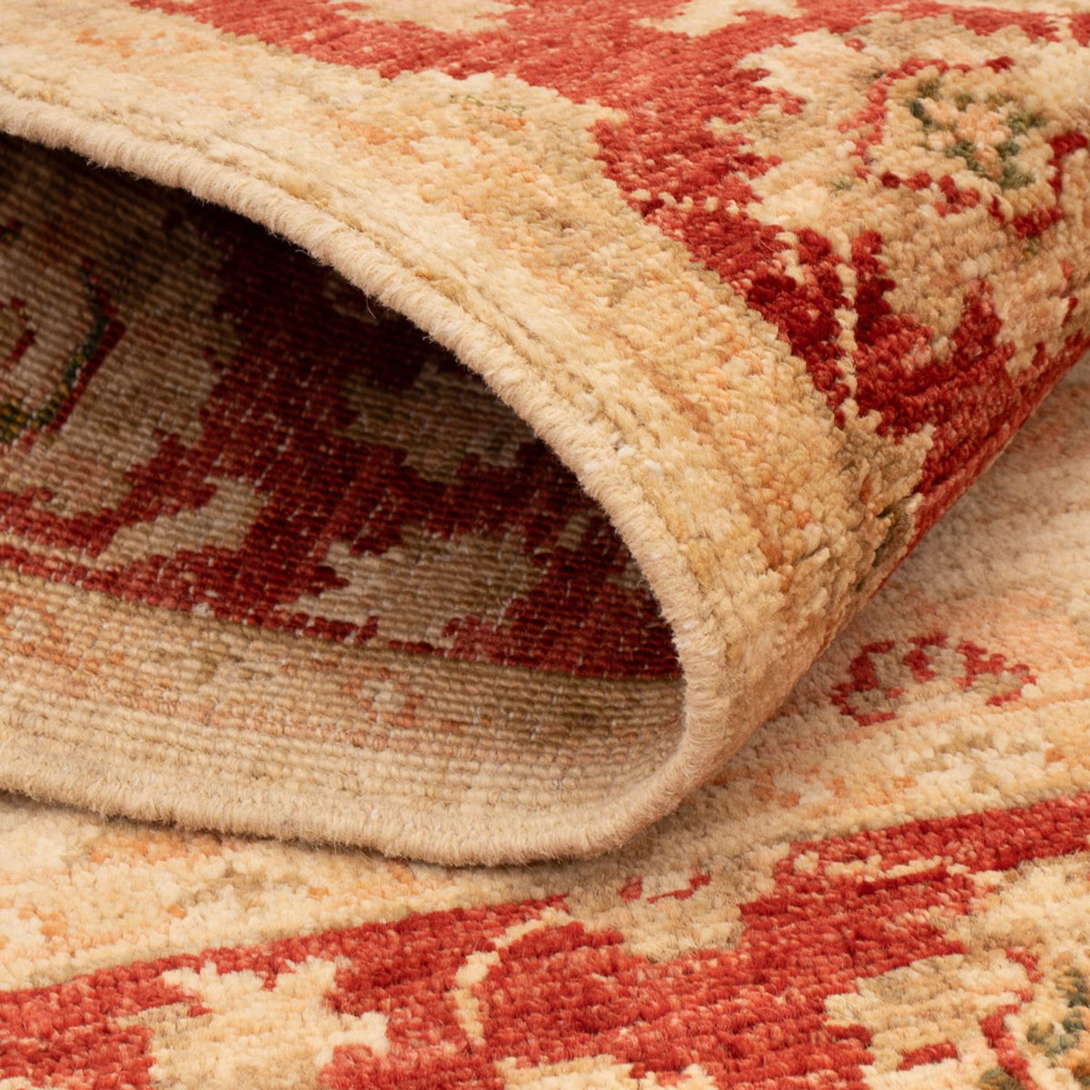 Ziegler Teppich - 124 x 84 cm - beige