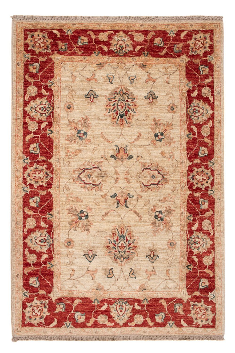 Ziegler Teppich - 121 x 82 cm - beige