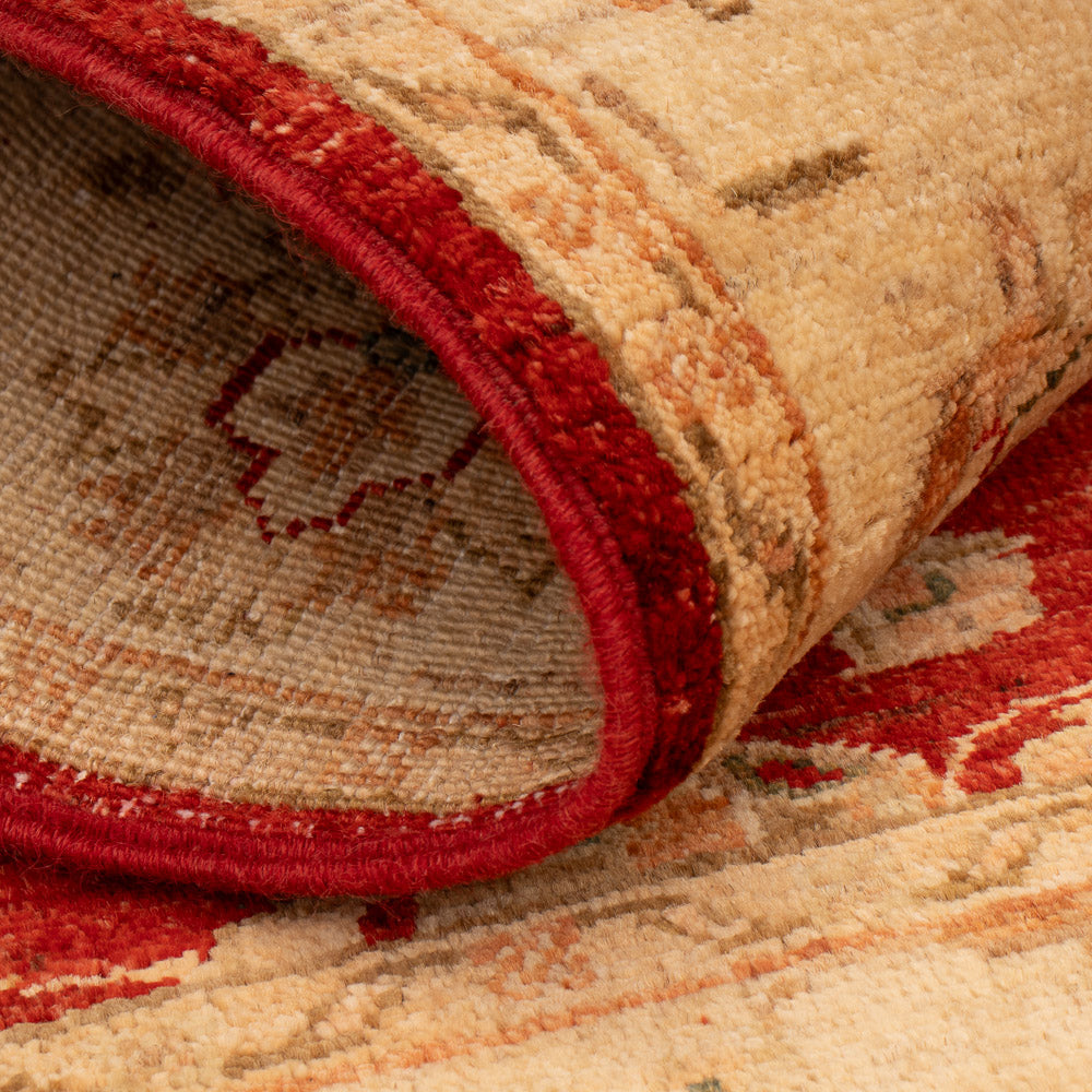 Ziegler Teppich - 119 x 80 cm - bordeauxrot