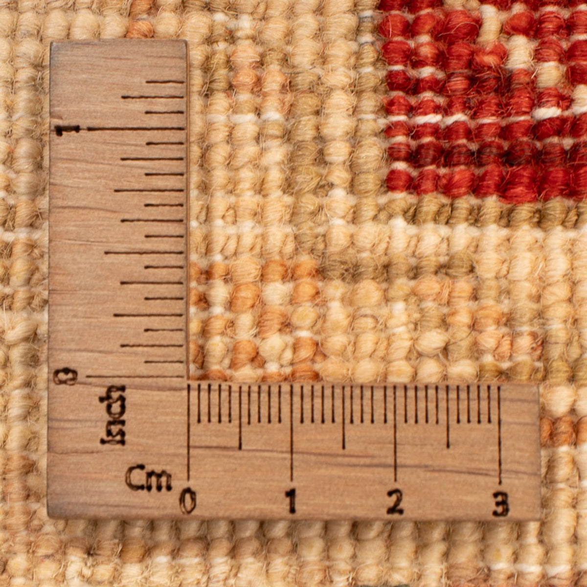 Ziegler Teppich - 119 x 80 cm - bordeauxrot