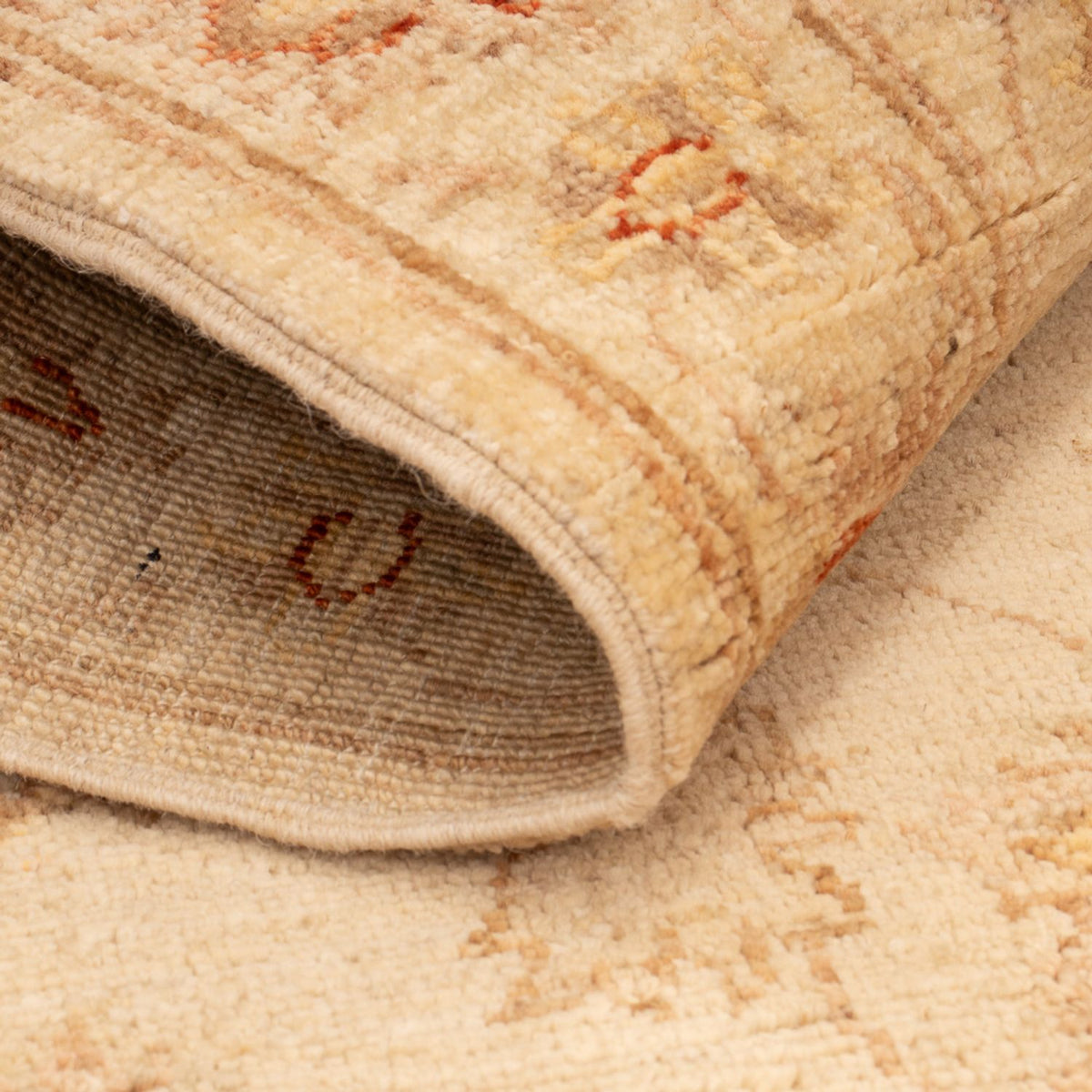 Ziegler Teppich - 125 x 79 cm - beige