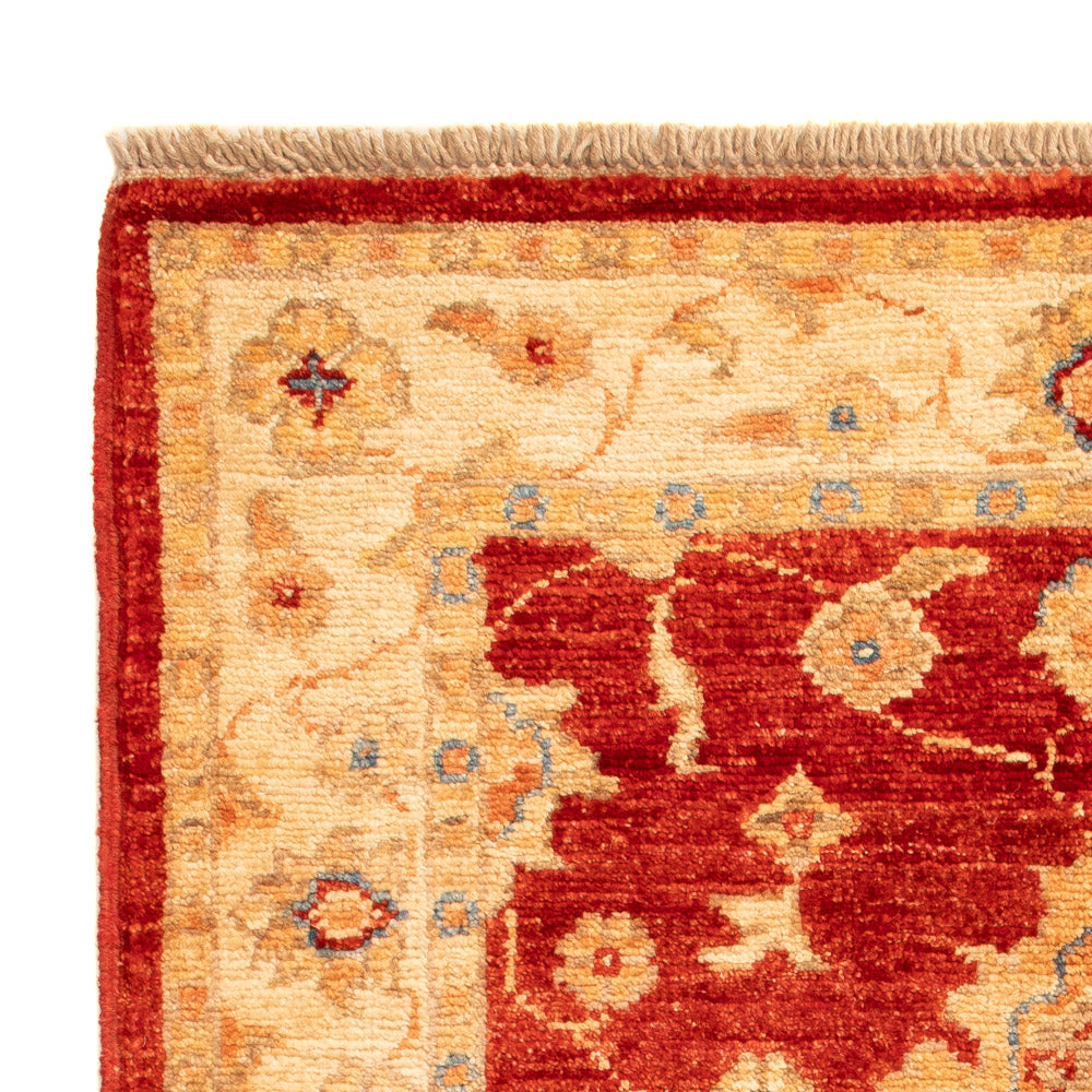 Ziegler Teppich - 88 x 63 cm - rot