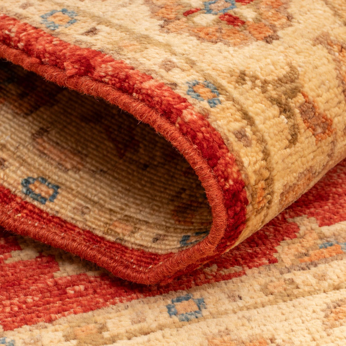 Ziegler Teppich - 92 x 63 cm - rot