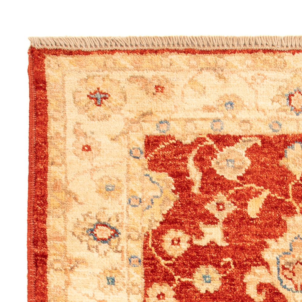 Ziegler Teppich - 89 x 63 cm - rot