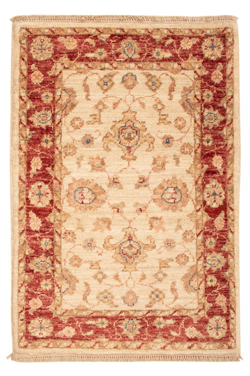 Ziegler Teppich - 89 x 61 cm - beige