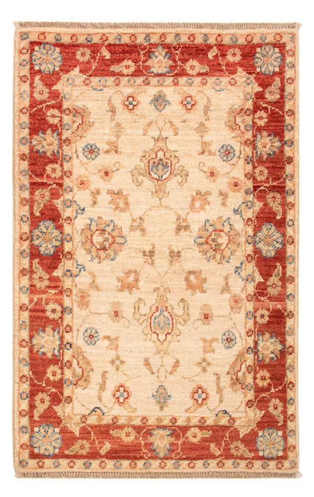 Ziegler Teppich - 95 x 60 cm - beige