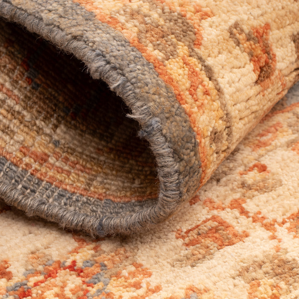 Ziegler Teppich - 91 x 64 cm - petrolblau