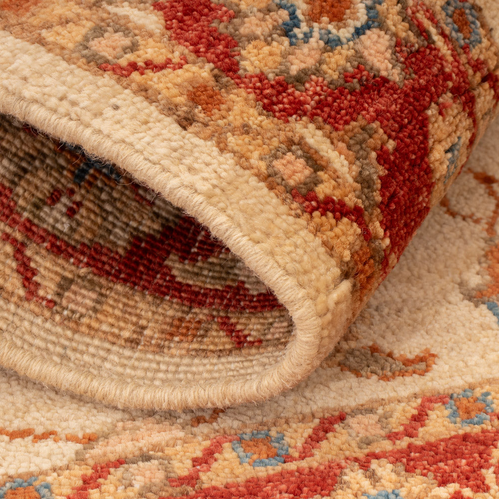 Ziegler Teppich - 90 x 63 cm - beige