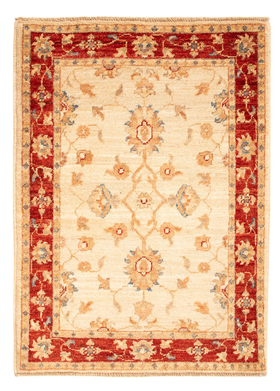 Ziegler Teppich - 95 x 67 cm - beige