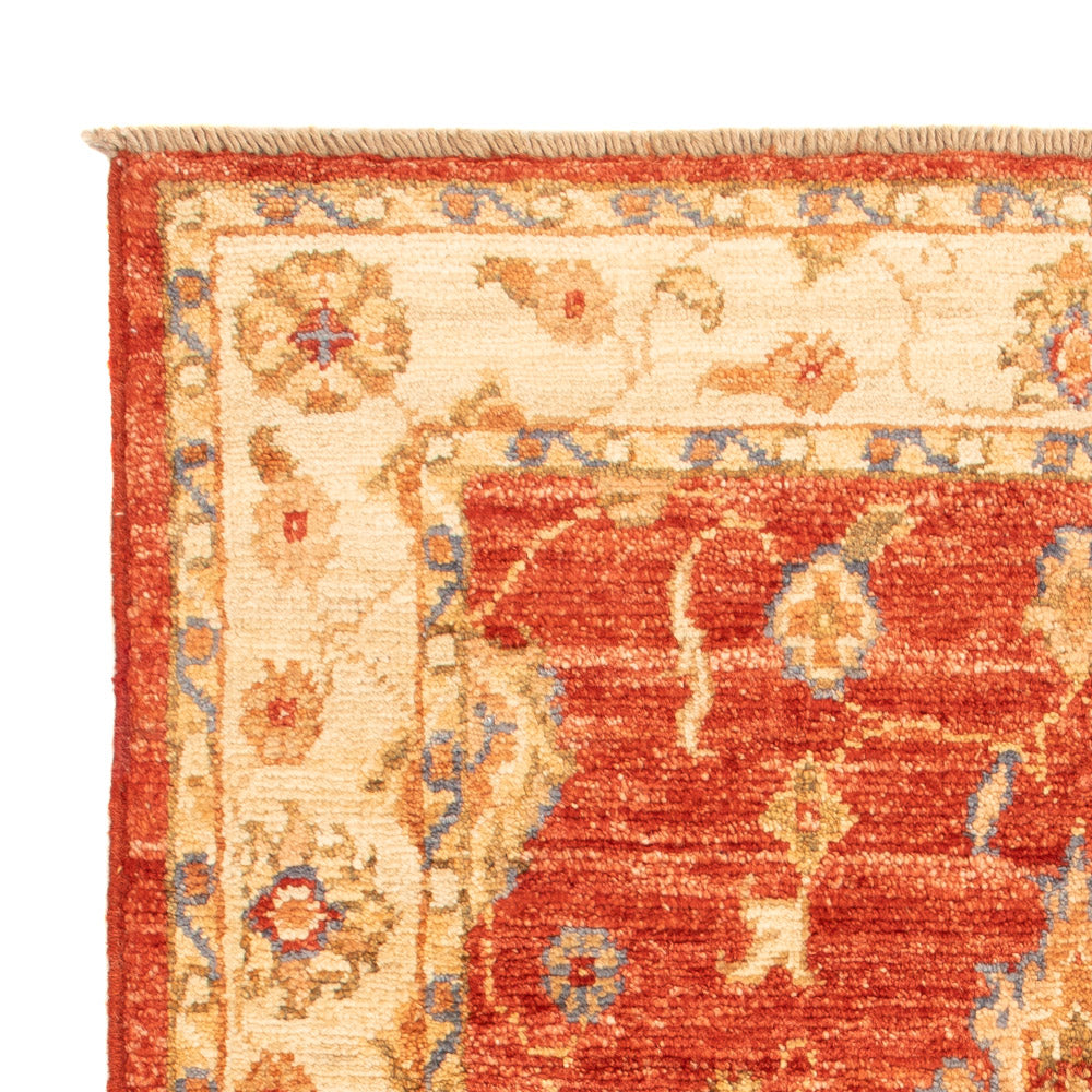 Ziegler Teppich - 90 x 64 cm - rot