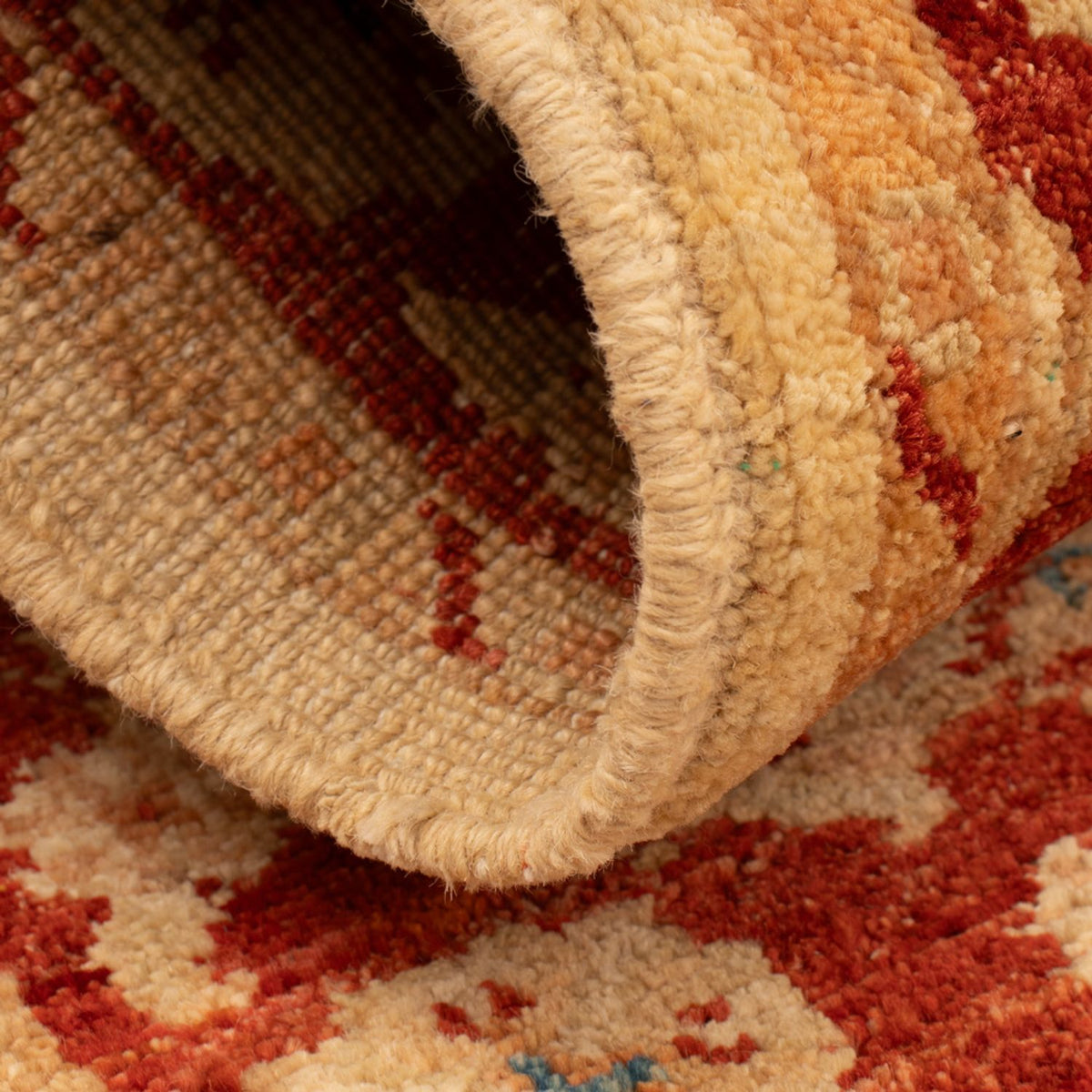 Ziegler Teppich - 90 x 60 cm - beige