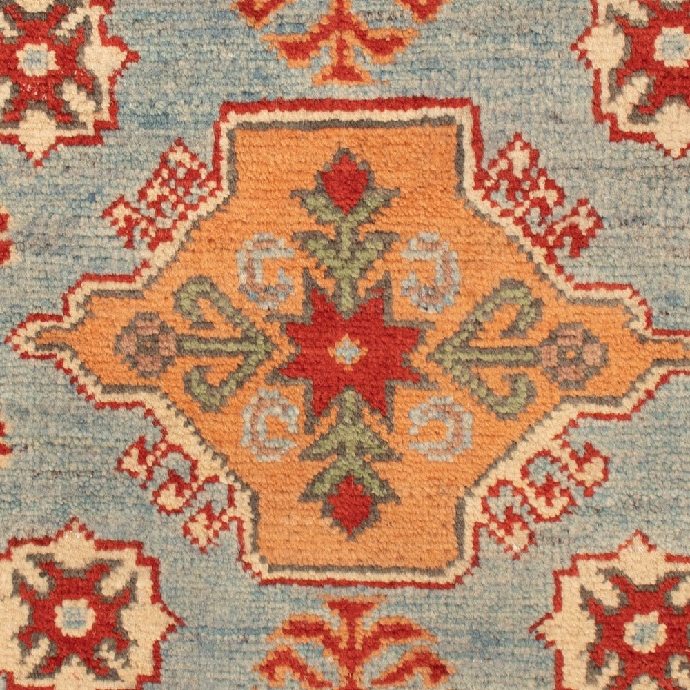 Ziegler Teppich - Kazak - 86 x 62 cm - hellblau